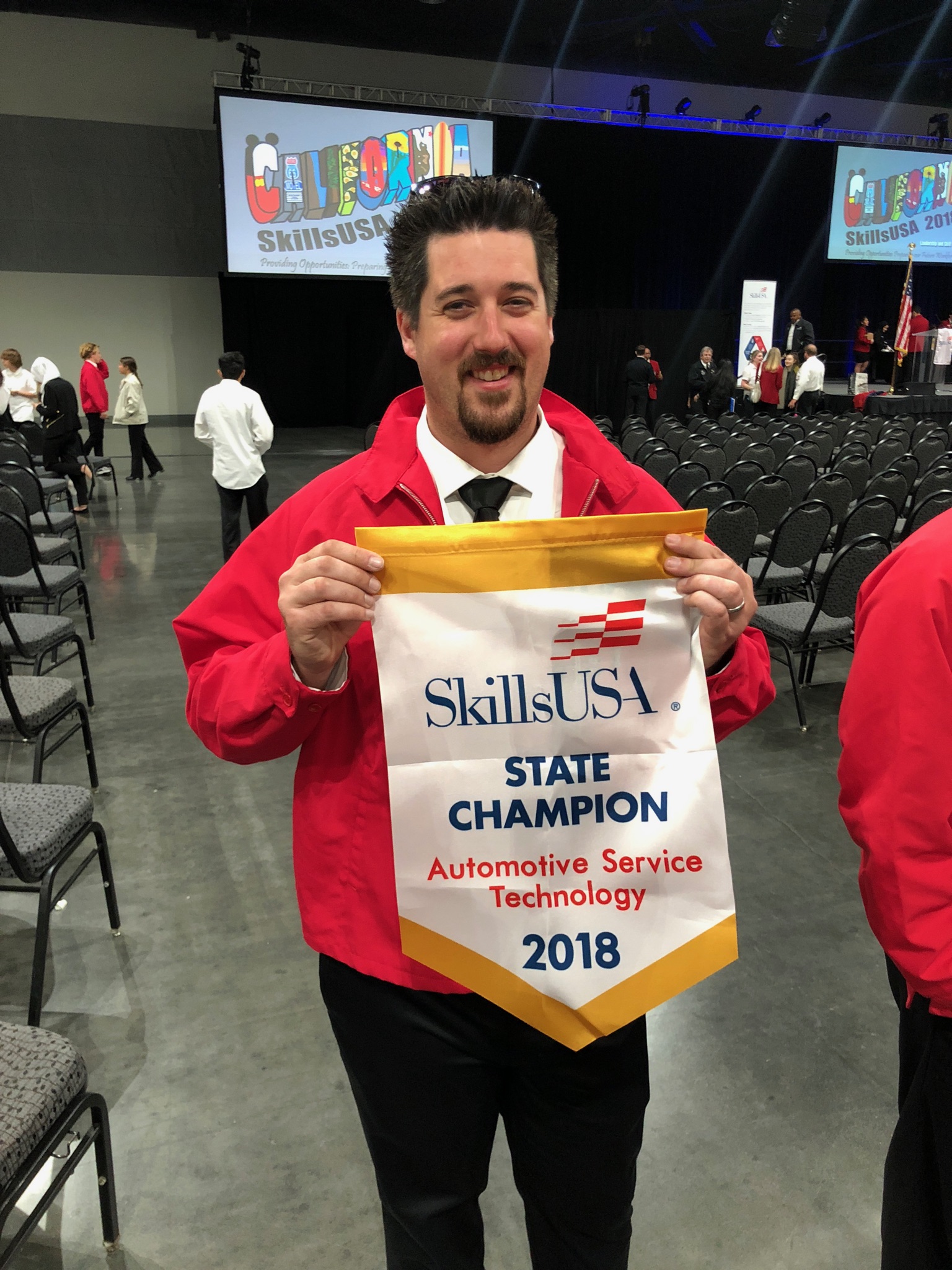 Shane Gallagher of San Joaquin Delta College took gold at the state SkillsUSA competition last spring.
