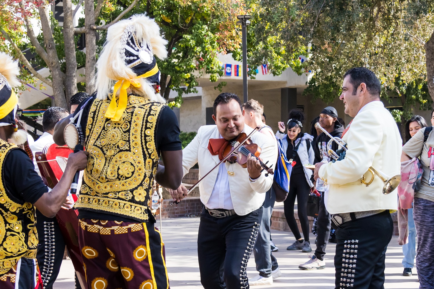 Music and more music at the dedication of Delta's newly renamed forums