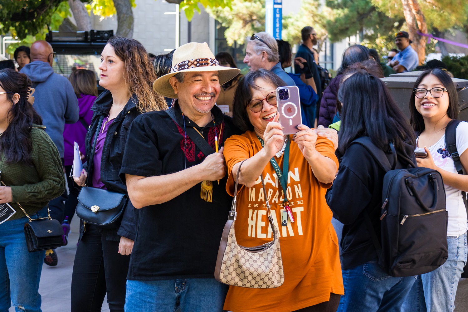 Celebrating the newly renamed forums at Delta College