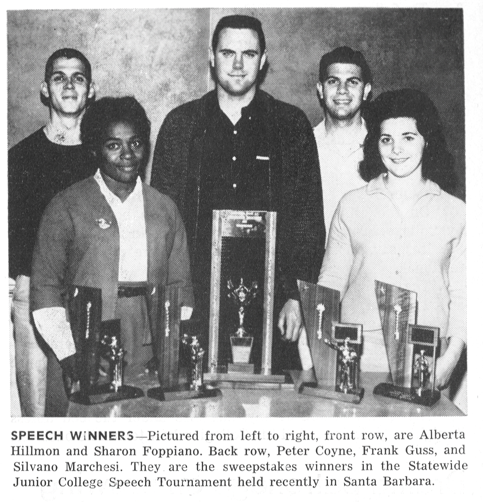 Speech and debate winners