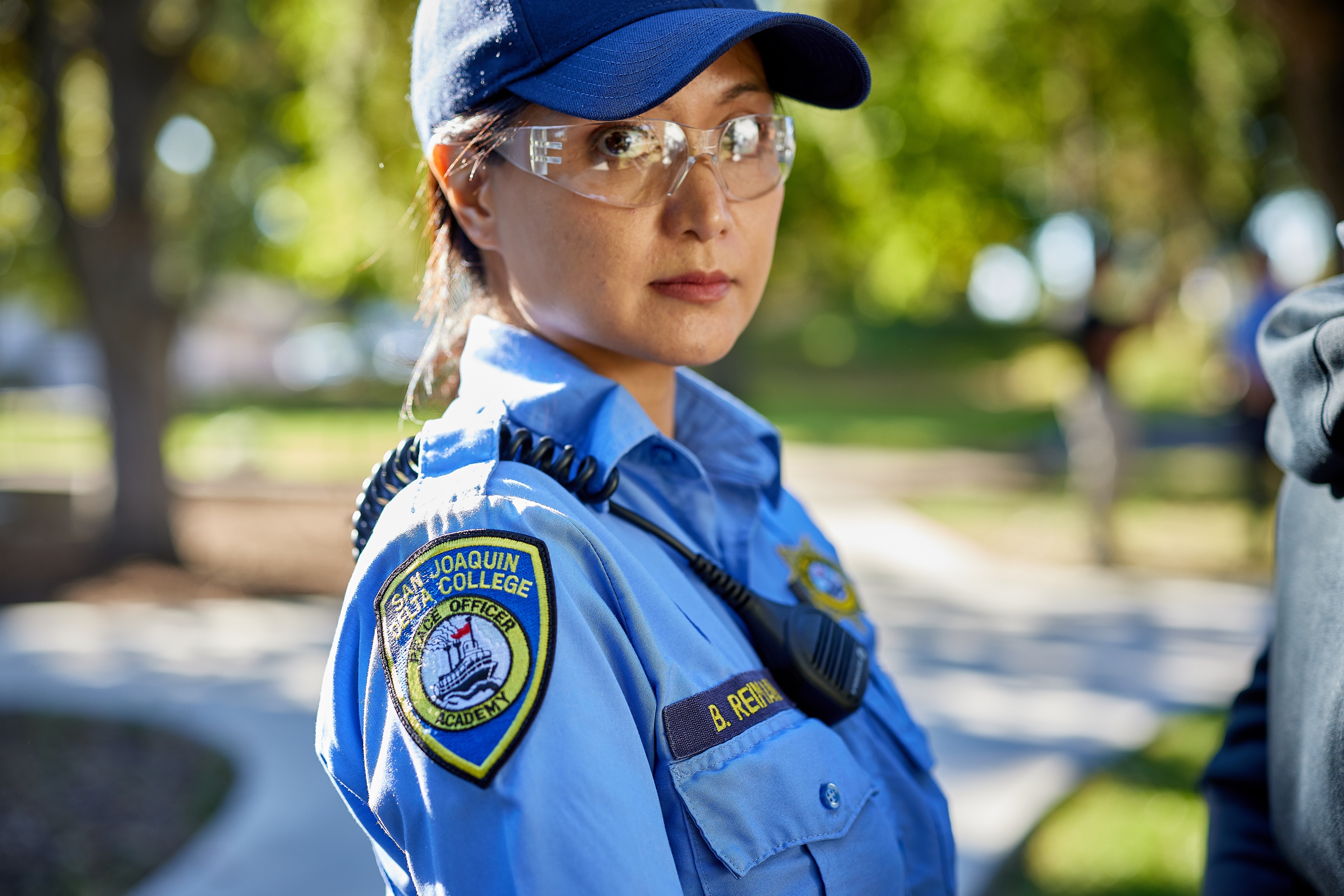 A POST Academy student at Delta College