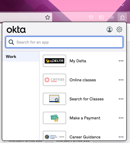 Okta Browser Extension
