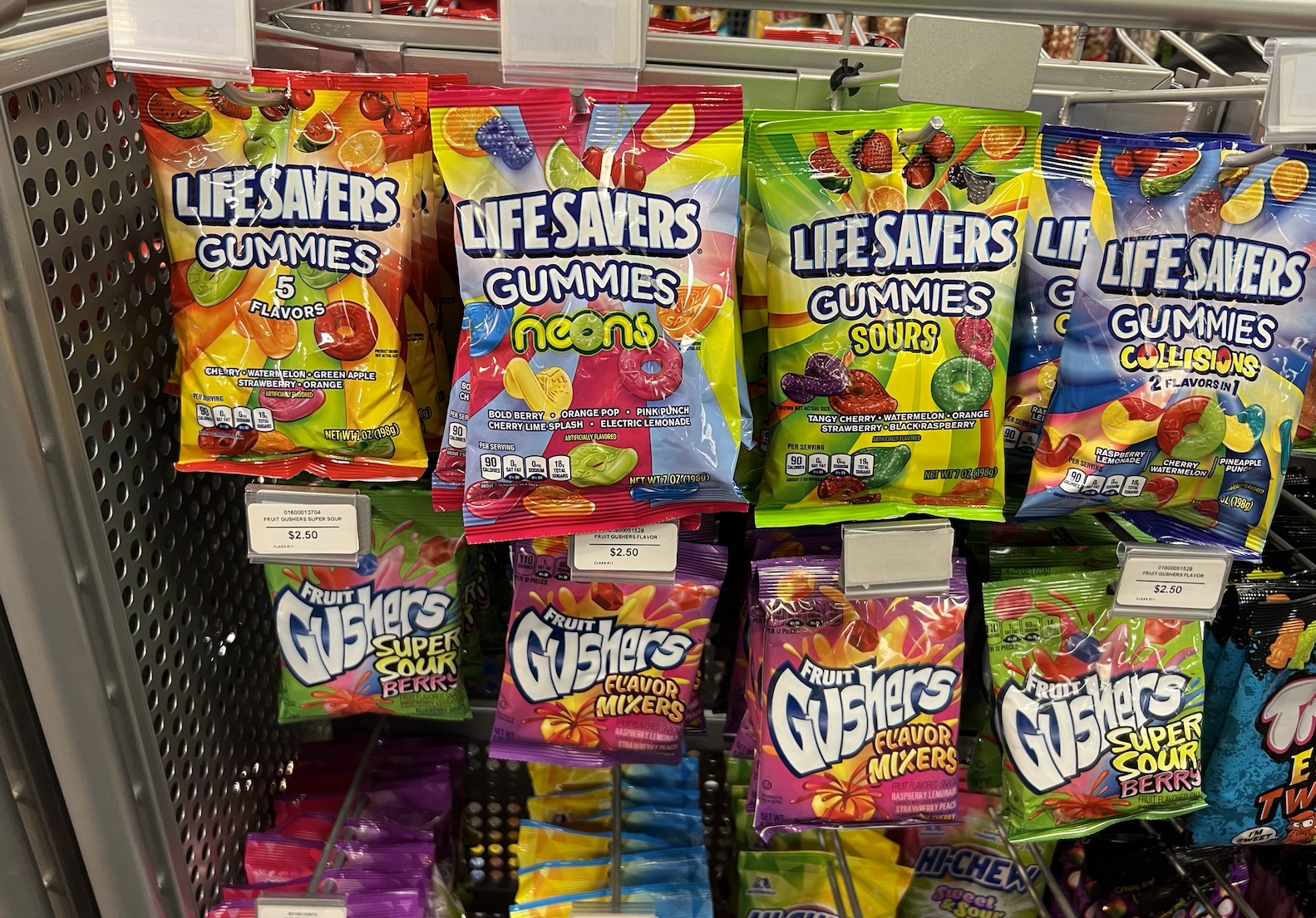 Candy Selection at the Bookstore