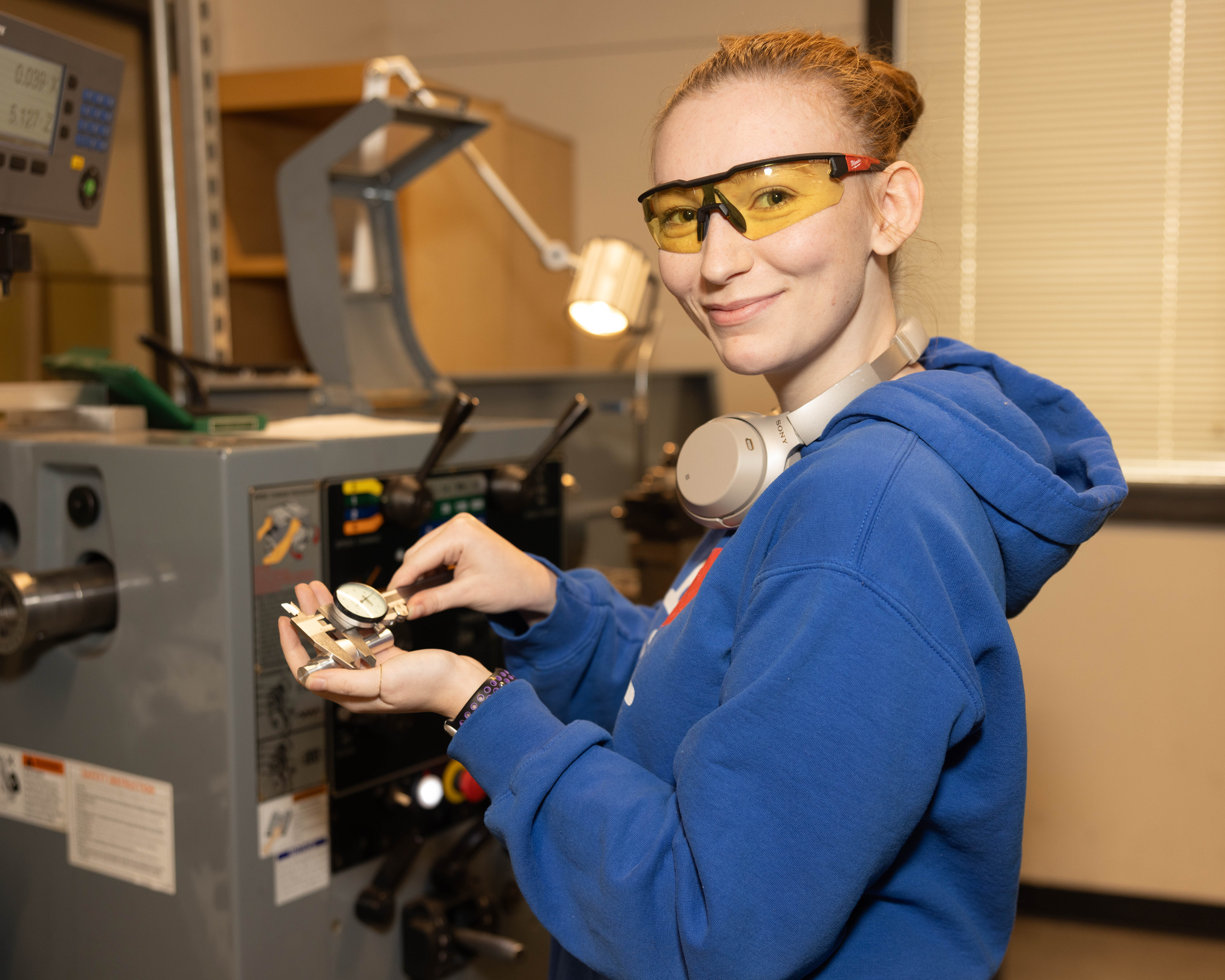 Machine Tool Technology student