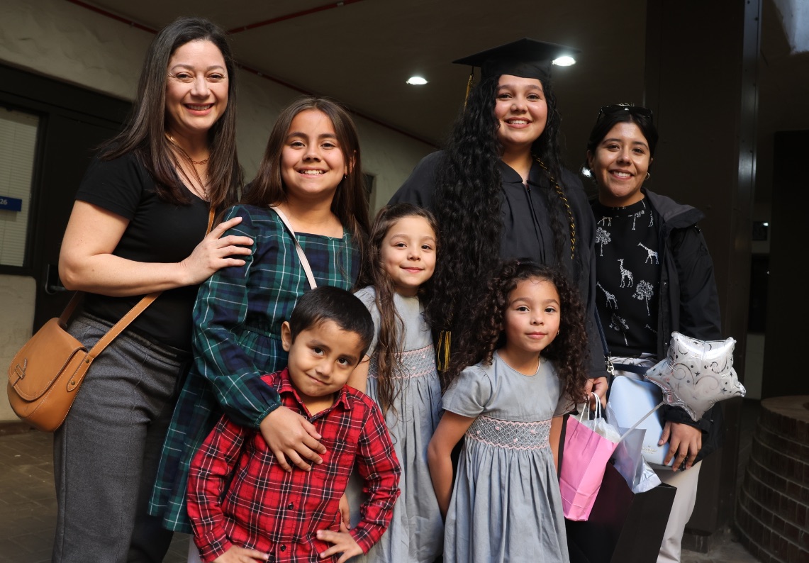 Delta College Grad and their family