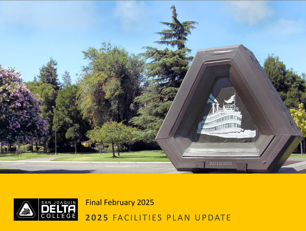 Photo of cover of Facilities Plan Update from 2025
