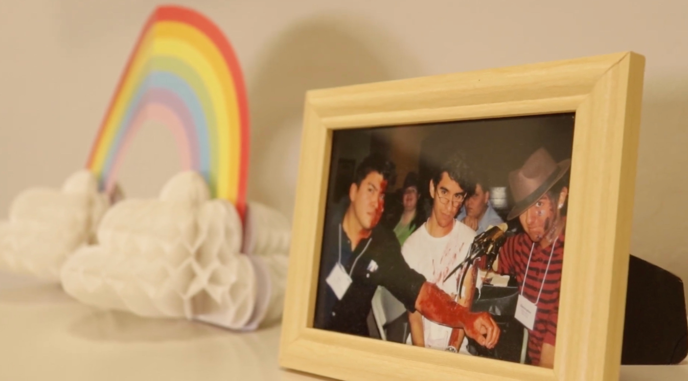 Photo of decorations from the Pride Center