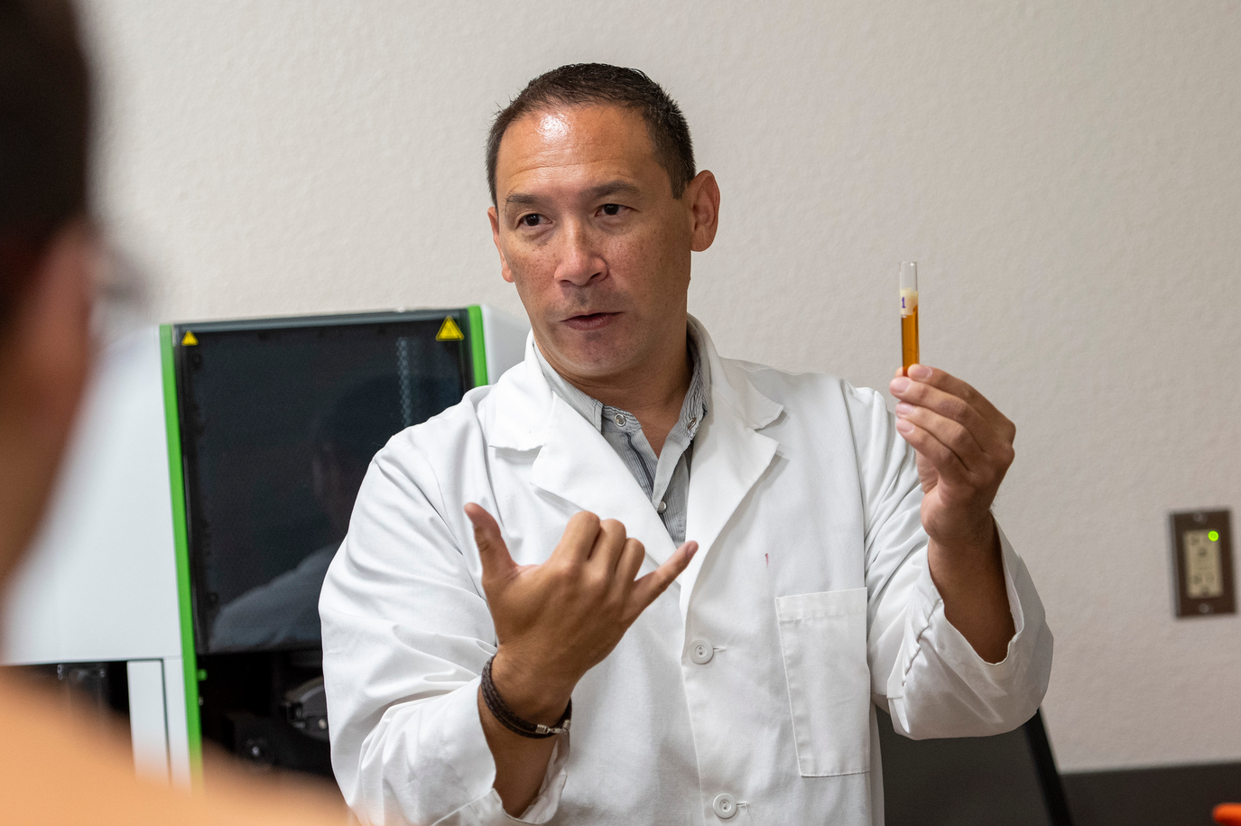 Photo of chemistry professor