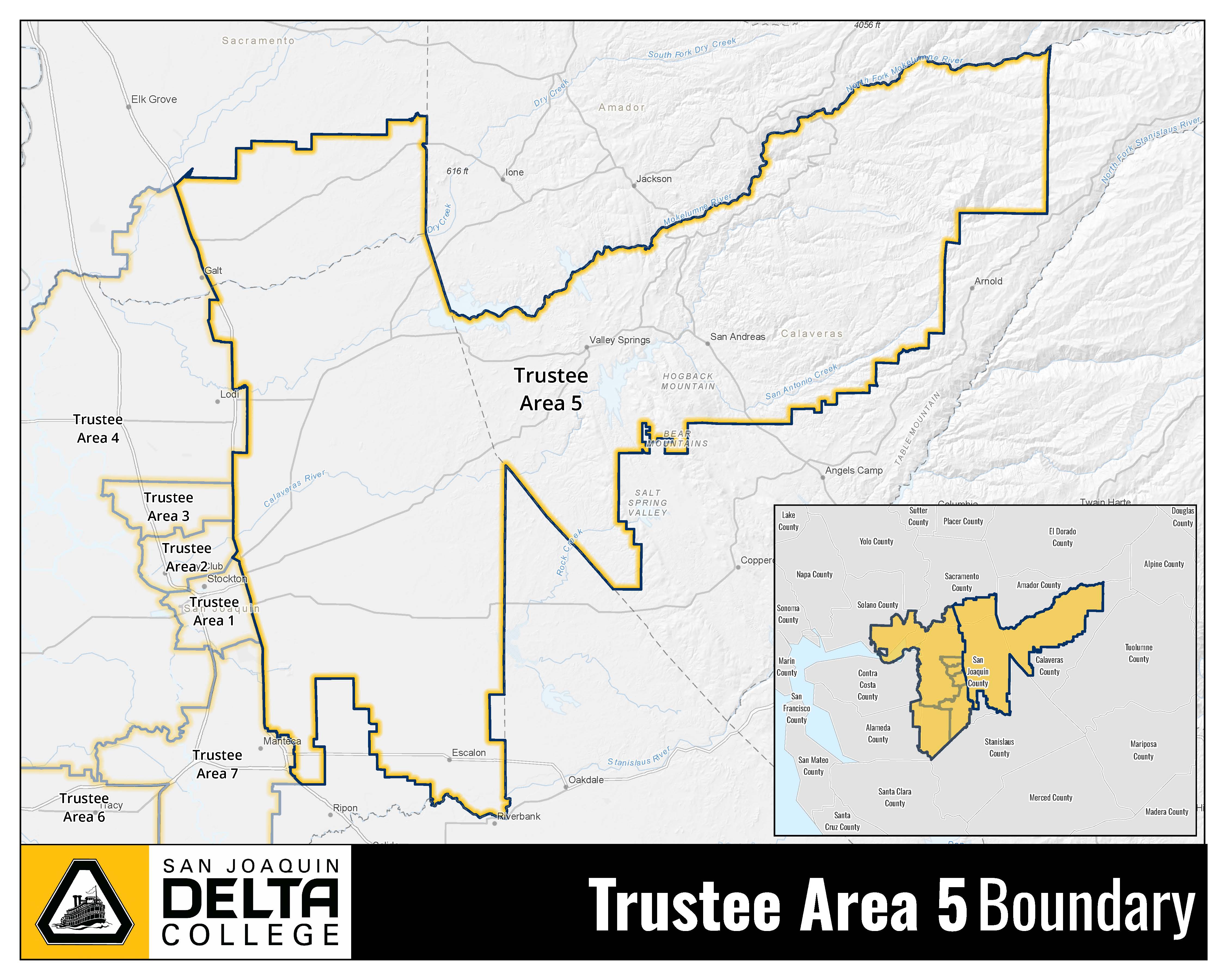 Map of Trustee Area 5