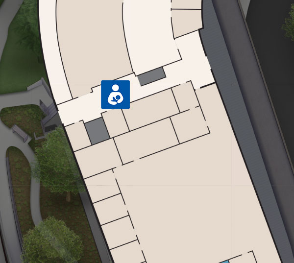 Map of lactation pod in DeRicco