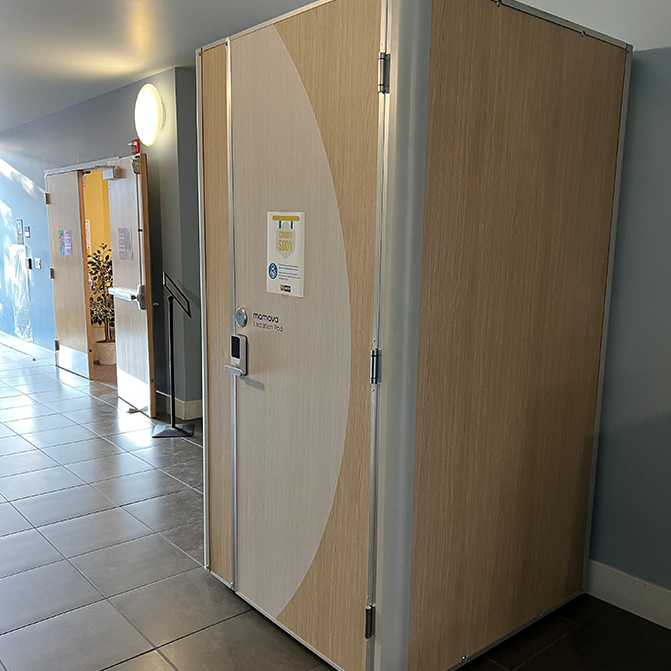 Photo of lactation pod in DeRicco