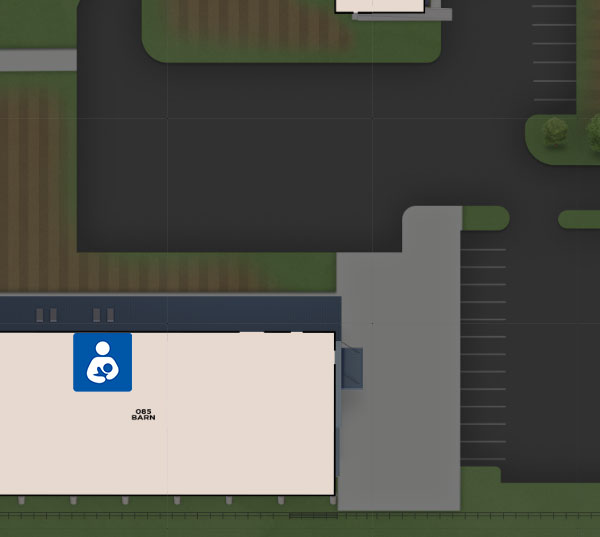 Map of lactation pod at Manteca Farm