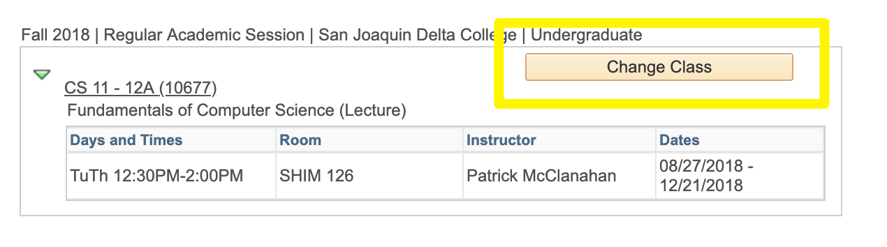 Screenshot of MyDelta Screen