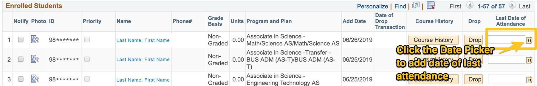 Screenshot of MyDelta Screen