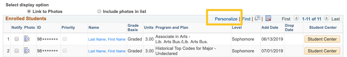 Screenshot of MyDelta Screen