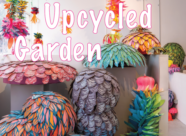 Graphic for Upcycled Garden exhibit