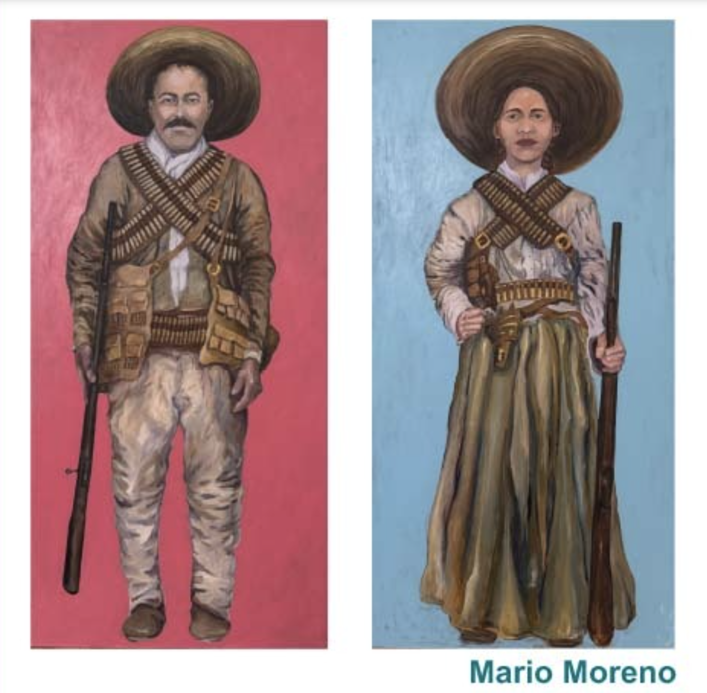 painting of two people