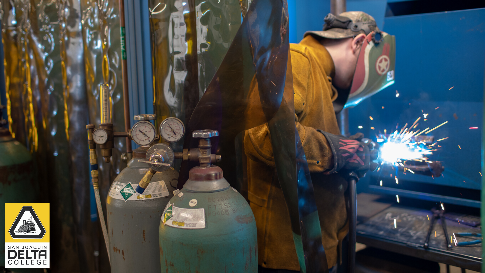 Welding Student