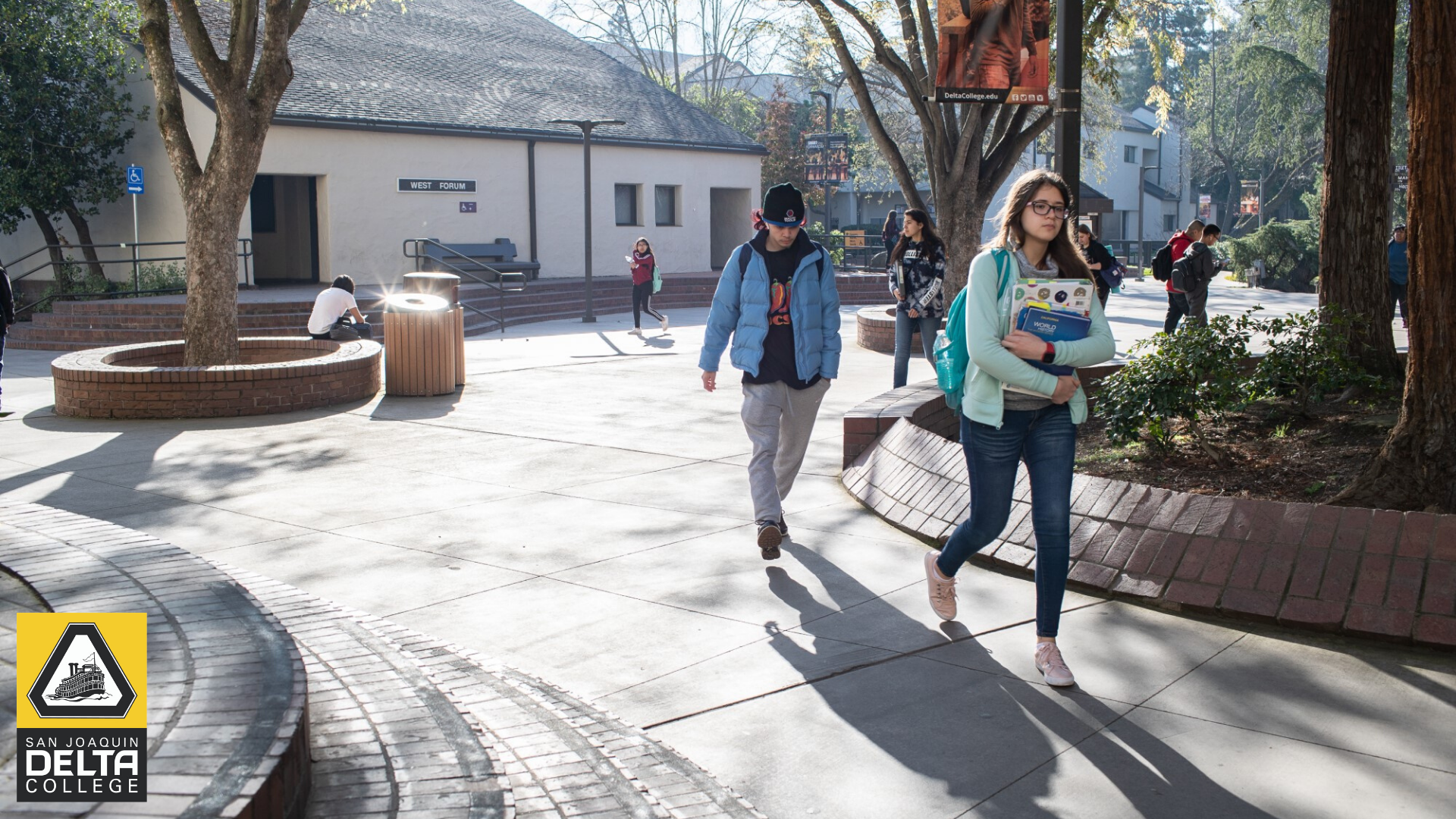 Student on Campus 
