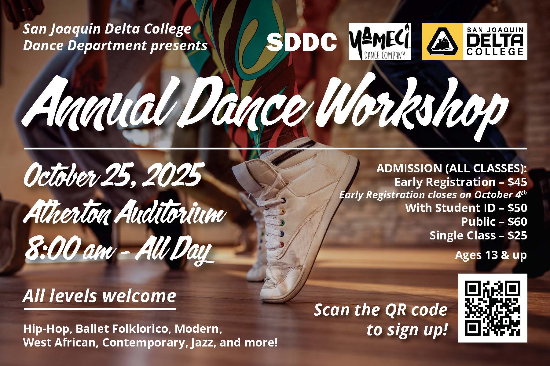 2025 Annual Dance Workshop flyer