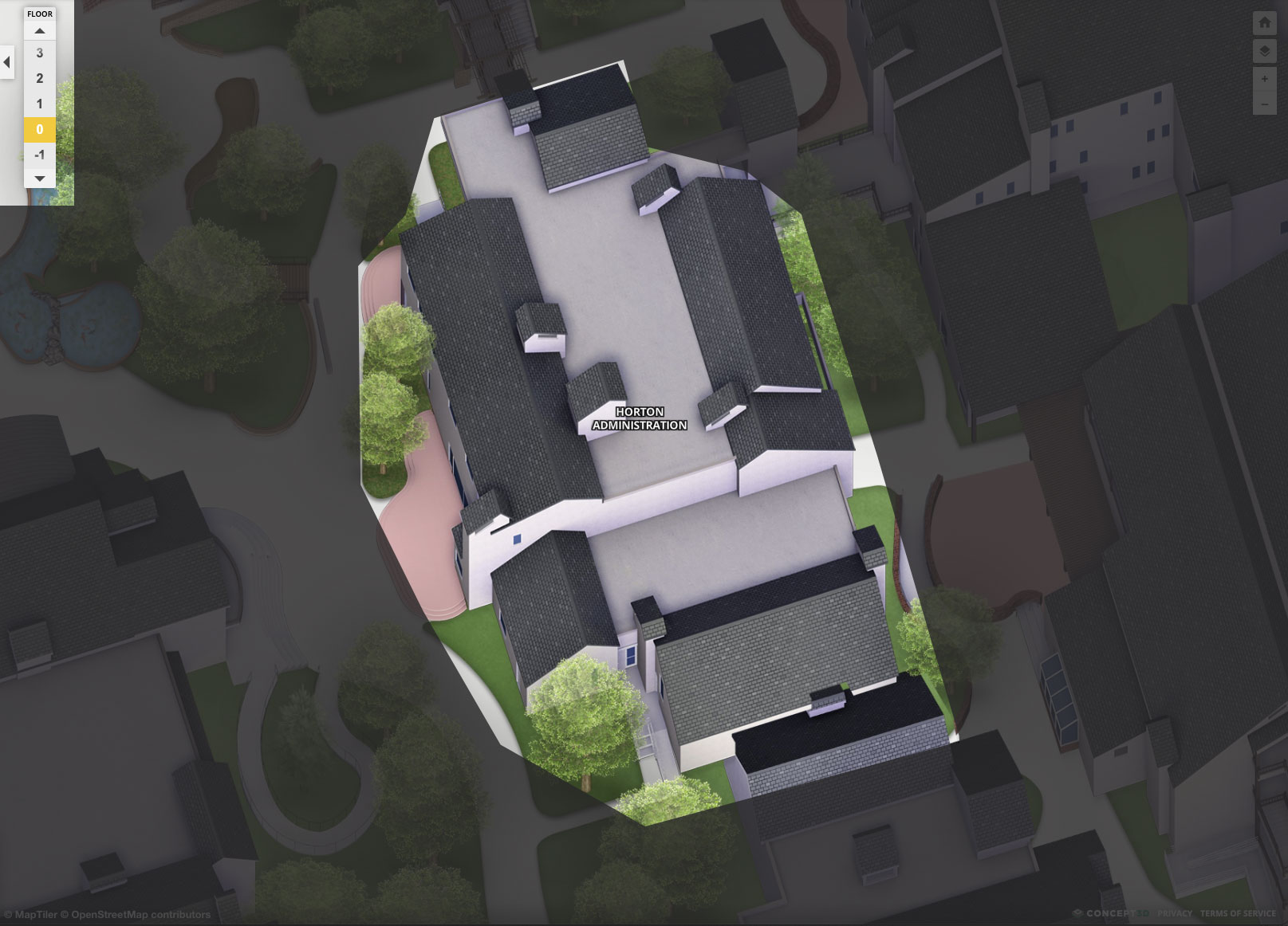 Admin Exterior Floor plan