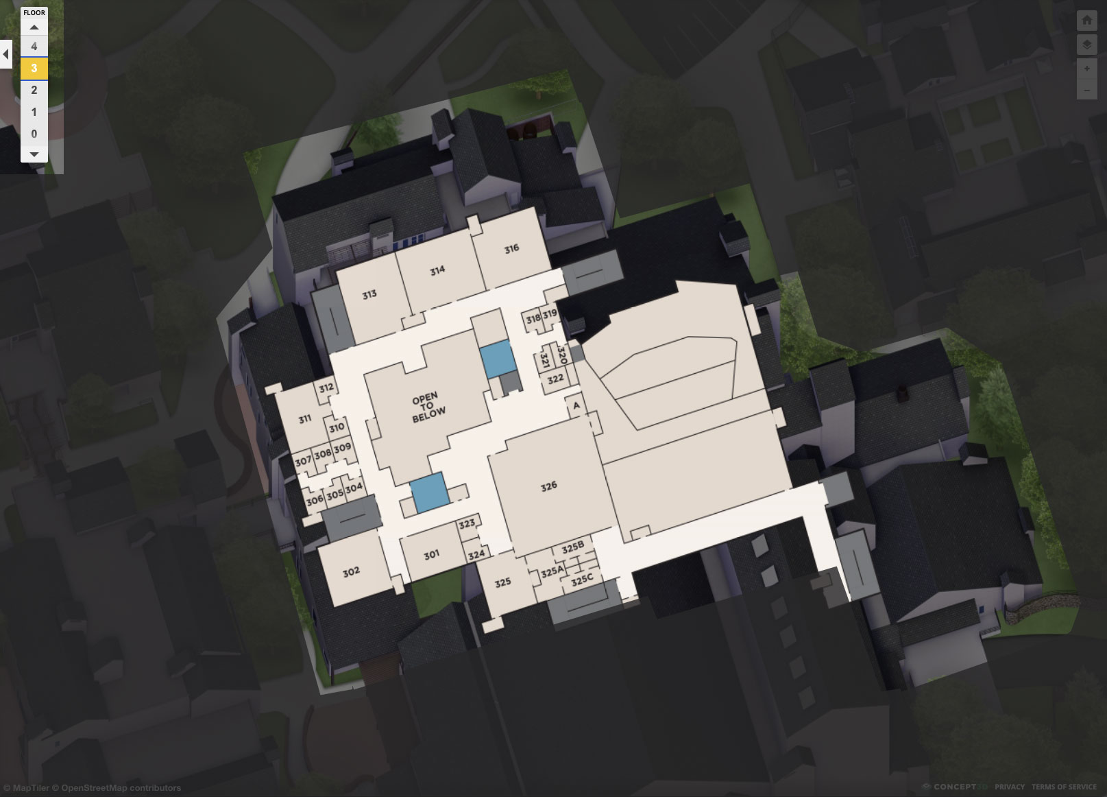 Locke Center 3rd Floor Plan