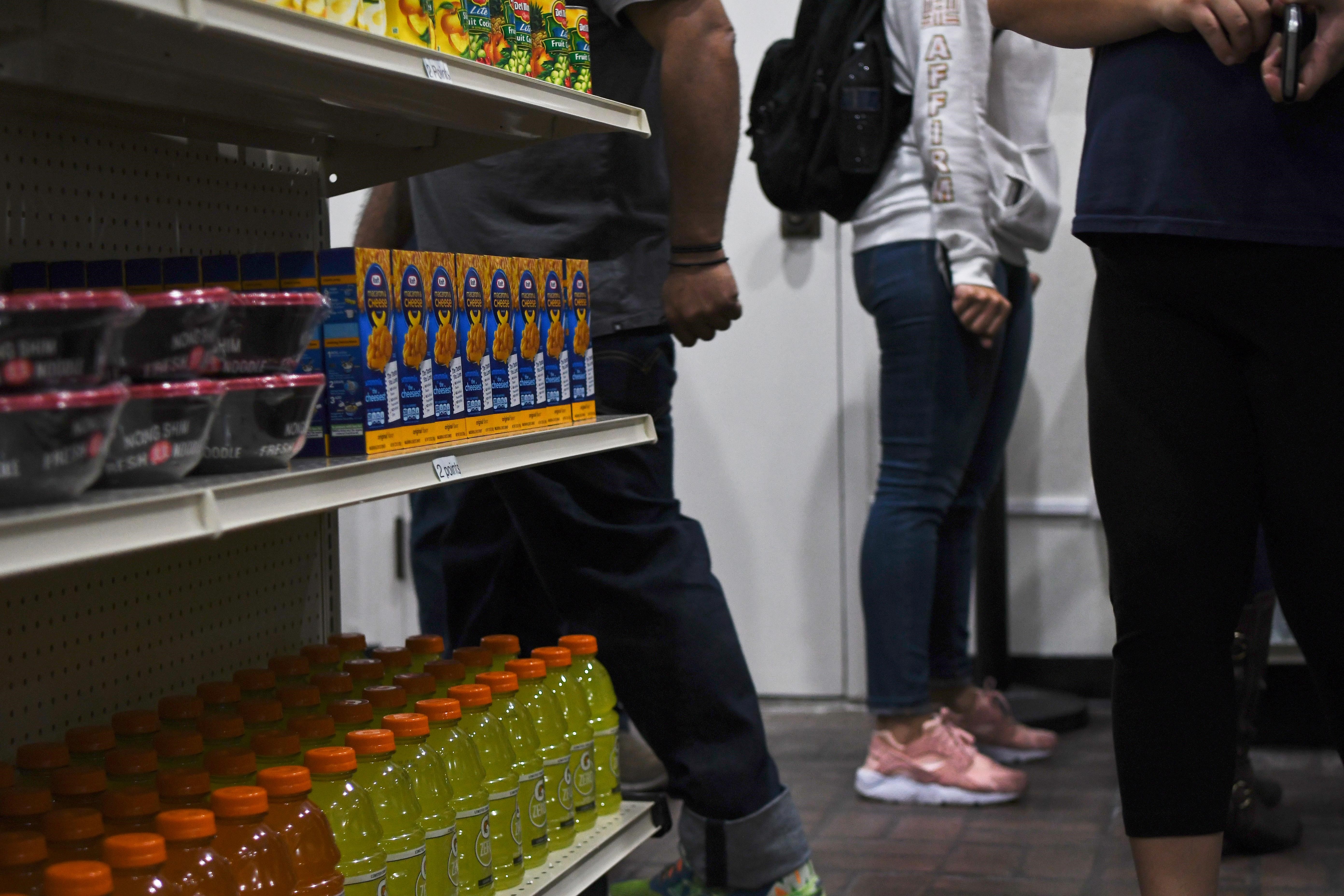 San Joaquin Delta College's new food pantry relies on a points system, giving students access to healthy and nutritious perishable and non-perishable foods.