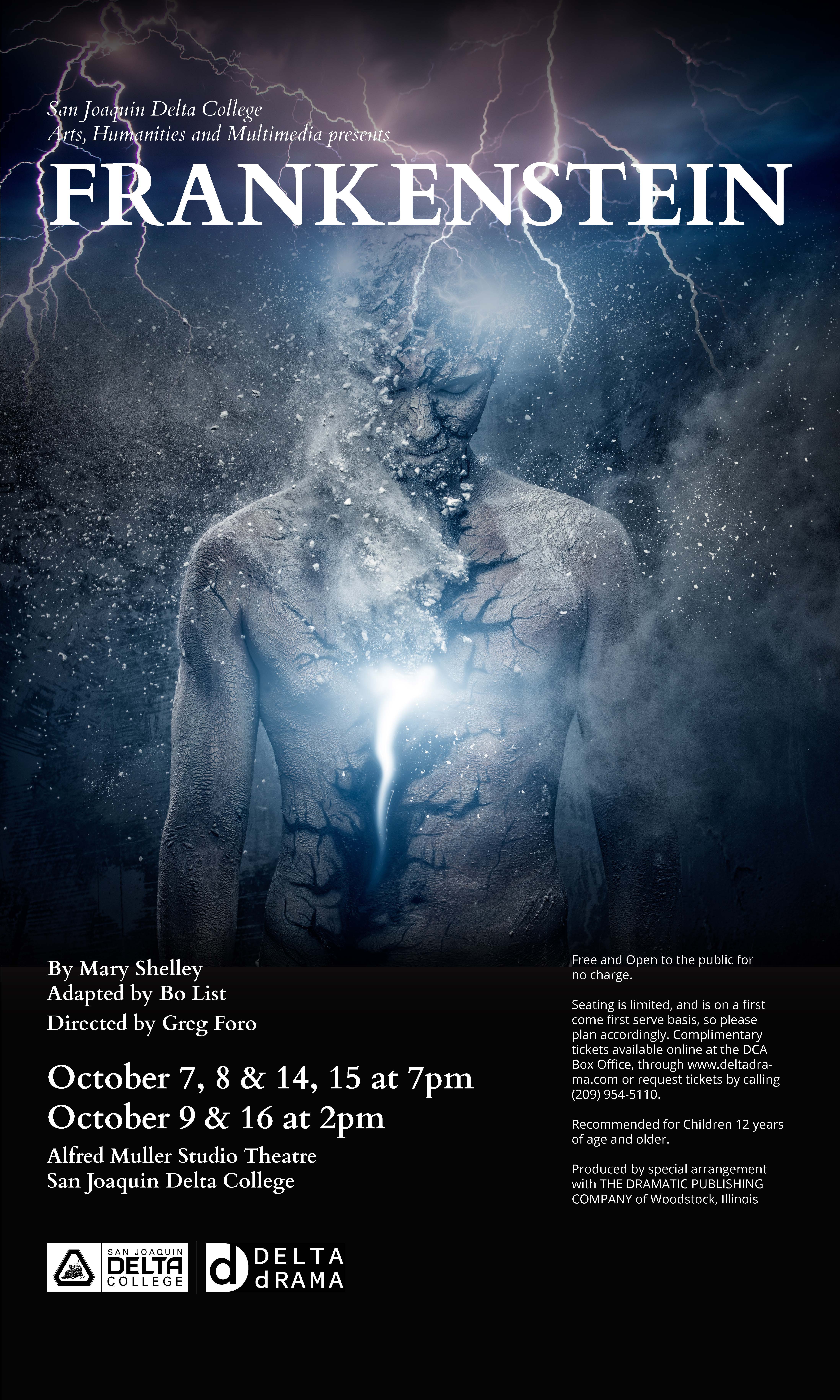 'Frankenstein' comes to the Delta College stage starting Oct. 7