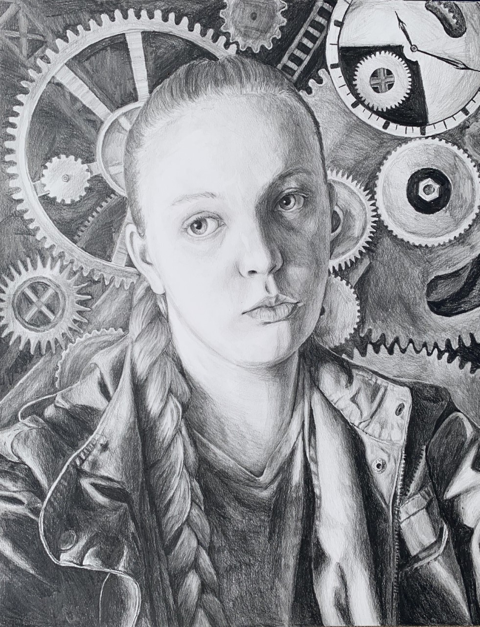Abigail Glass - Drawing - Portrait 