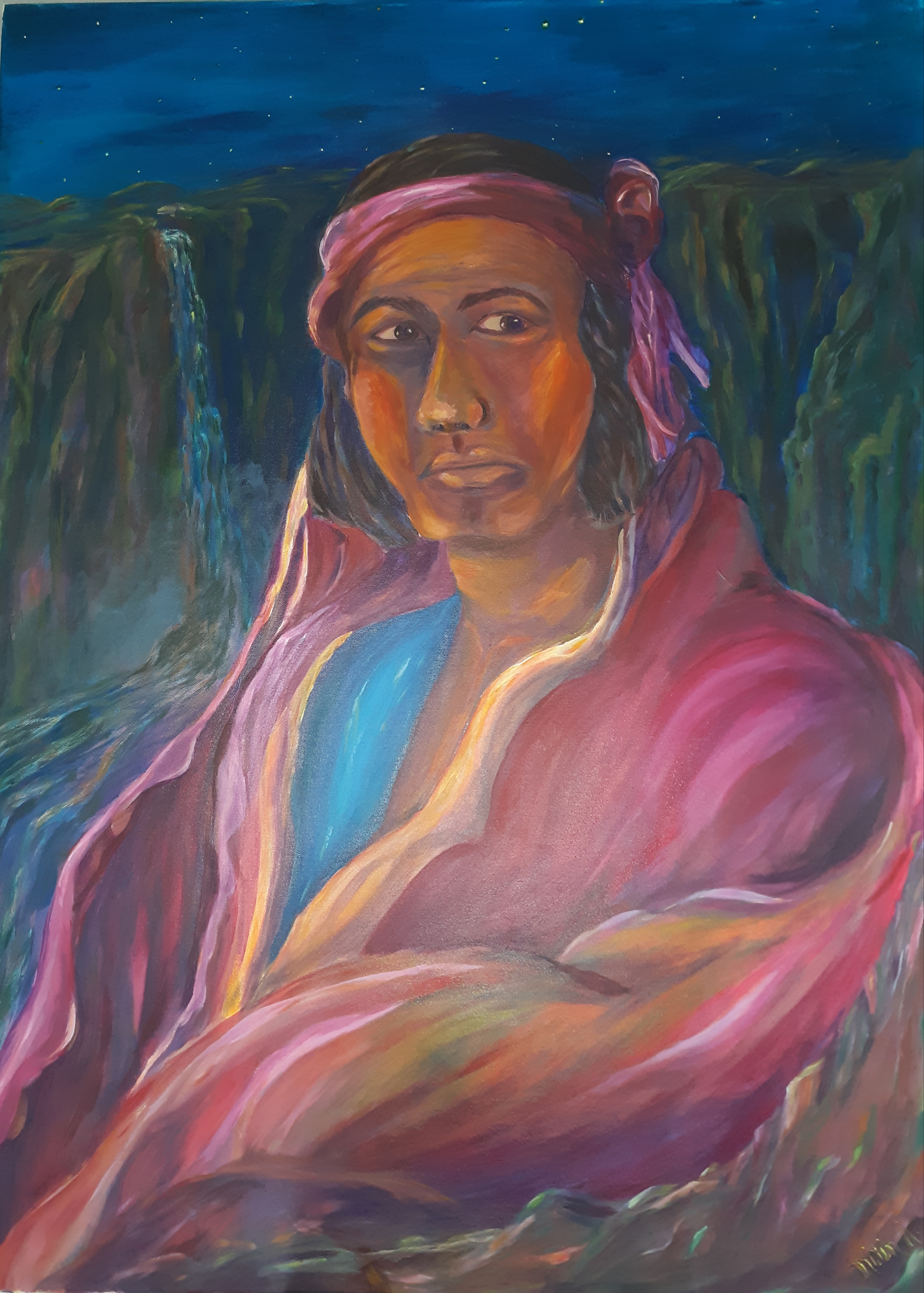 Maria Campos - Painting - Portrait 