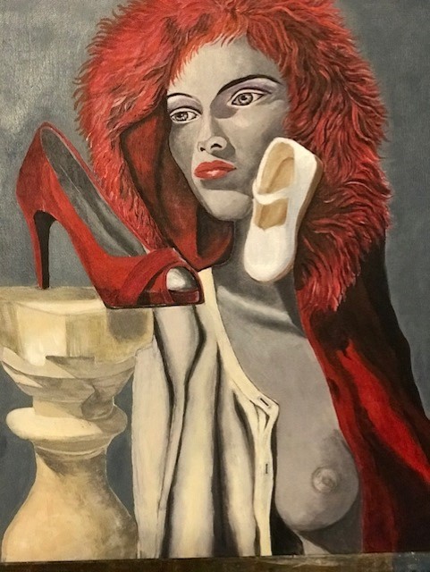 Celia Cardoza-Lance - Painting - Collage