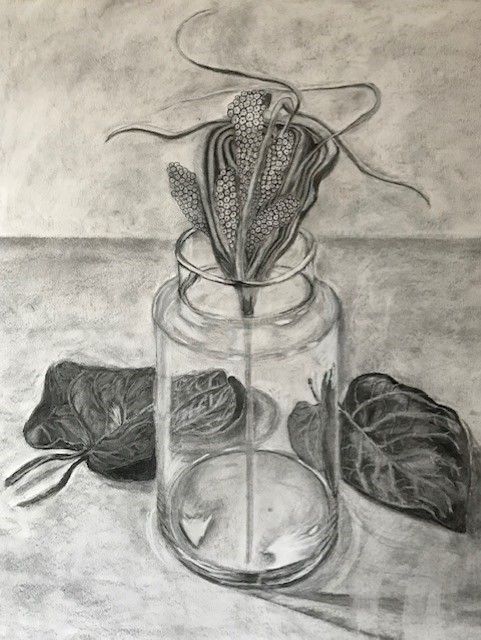 Celia Cardoza - Drawing - Vase