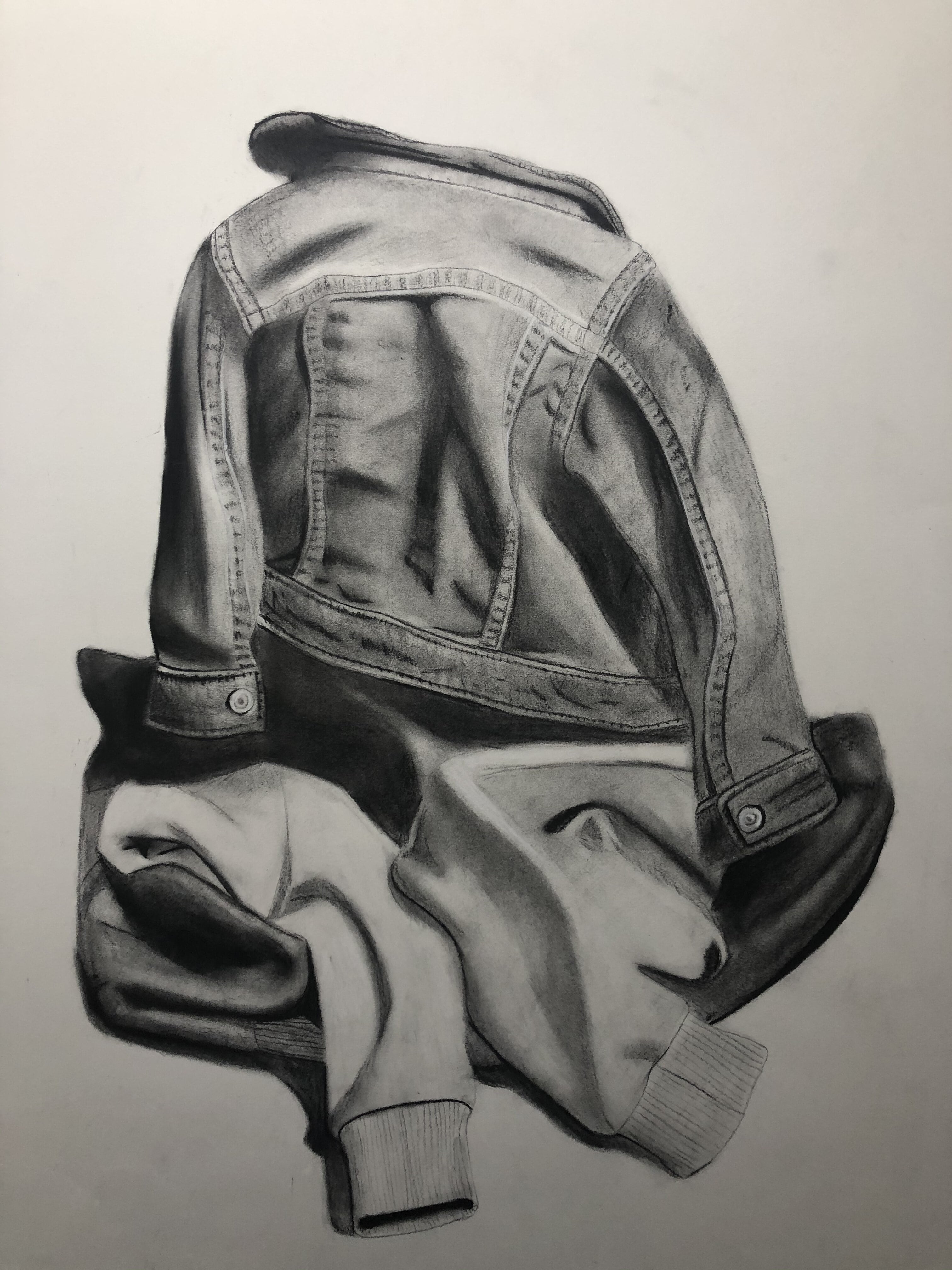 Natalia Diaz - Drawing - Clothing