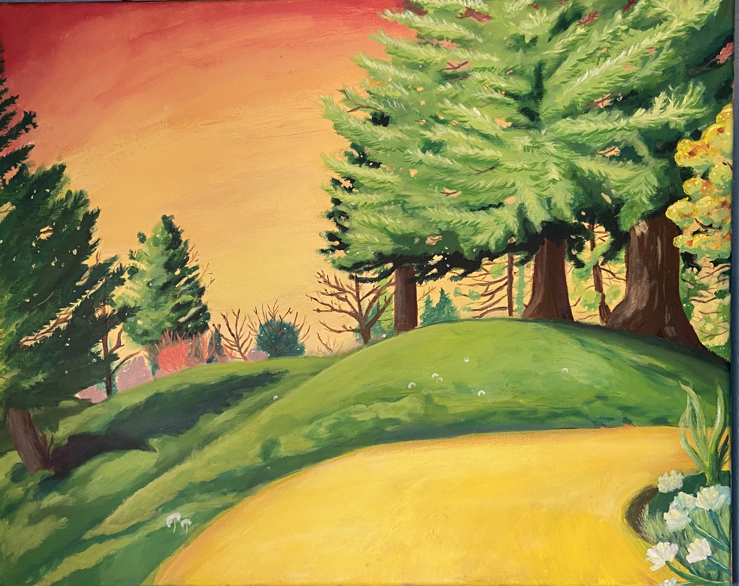 Neang Narkary - Painting - Scenery