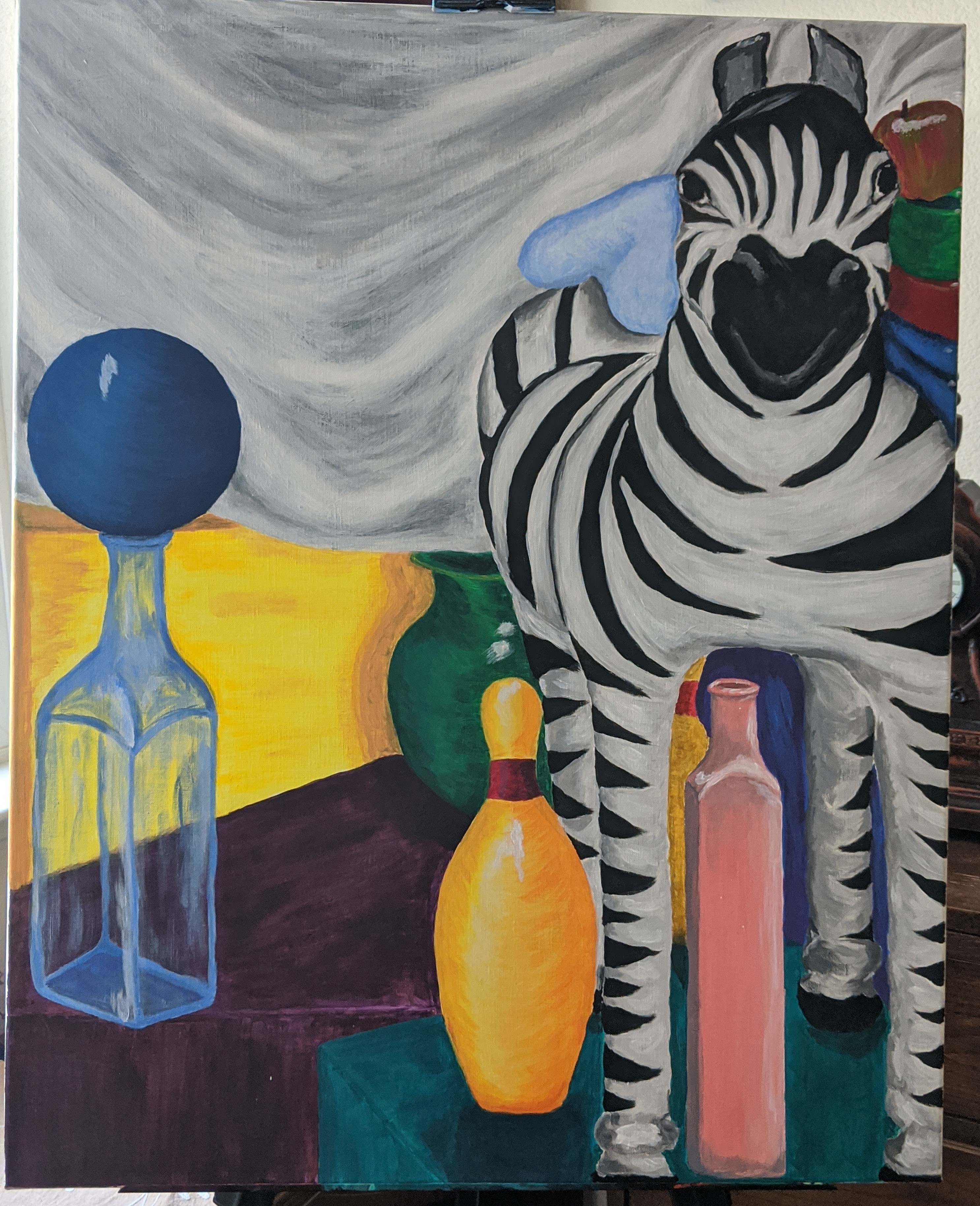 Yadira Jarquin-Pena - Painting - Zebra