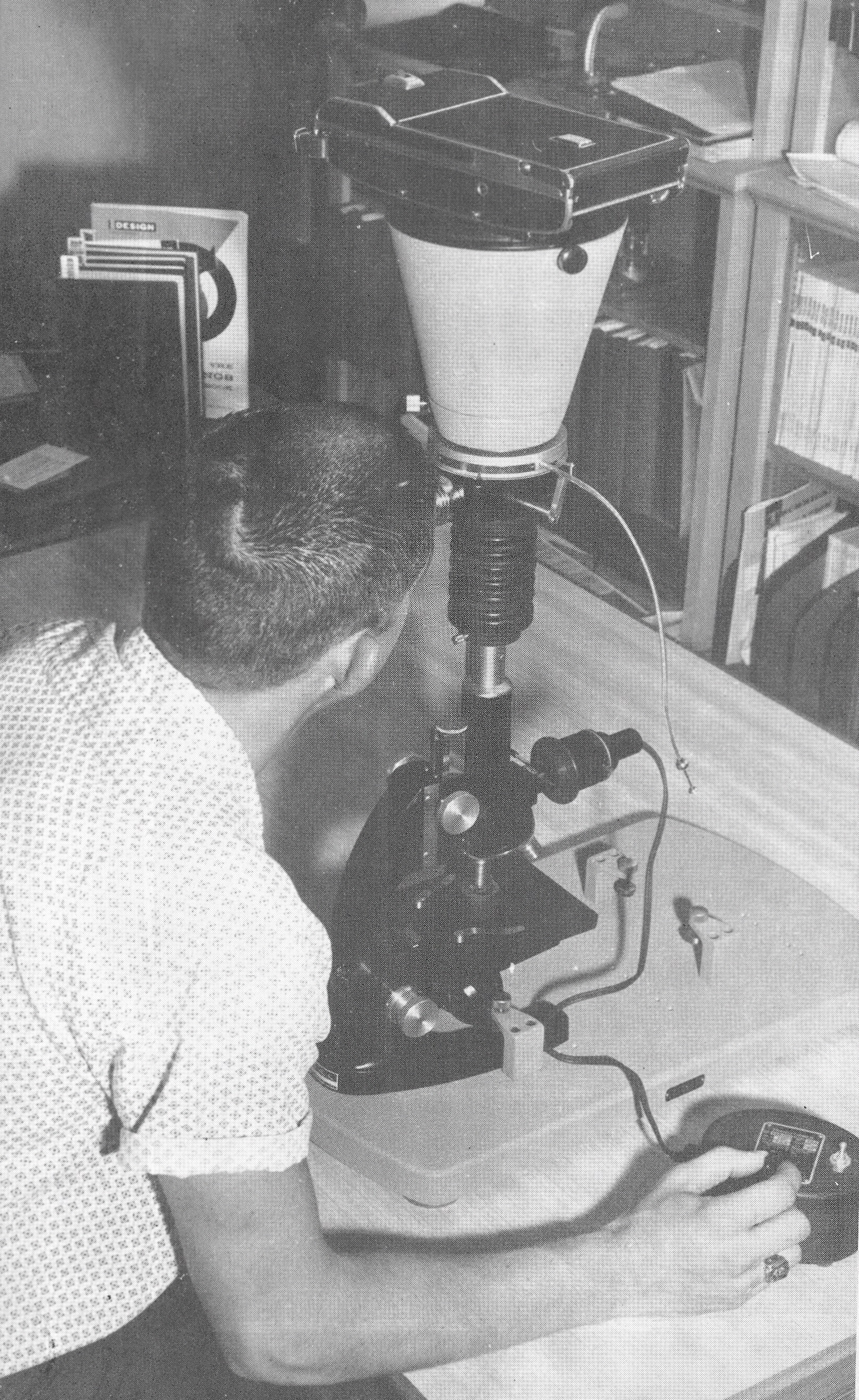 The microscopes of 1963 were not quite as advanced as the machines used in Delta's modern electron microscopy program, the only program of its kind at a community college in the U.S.