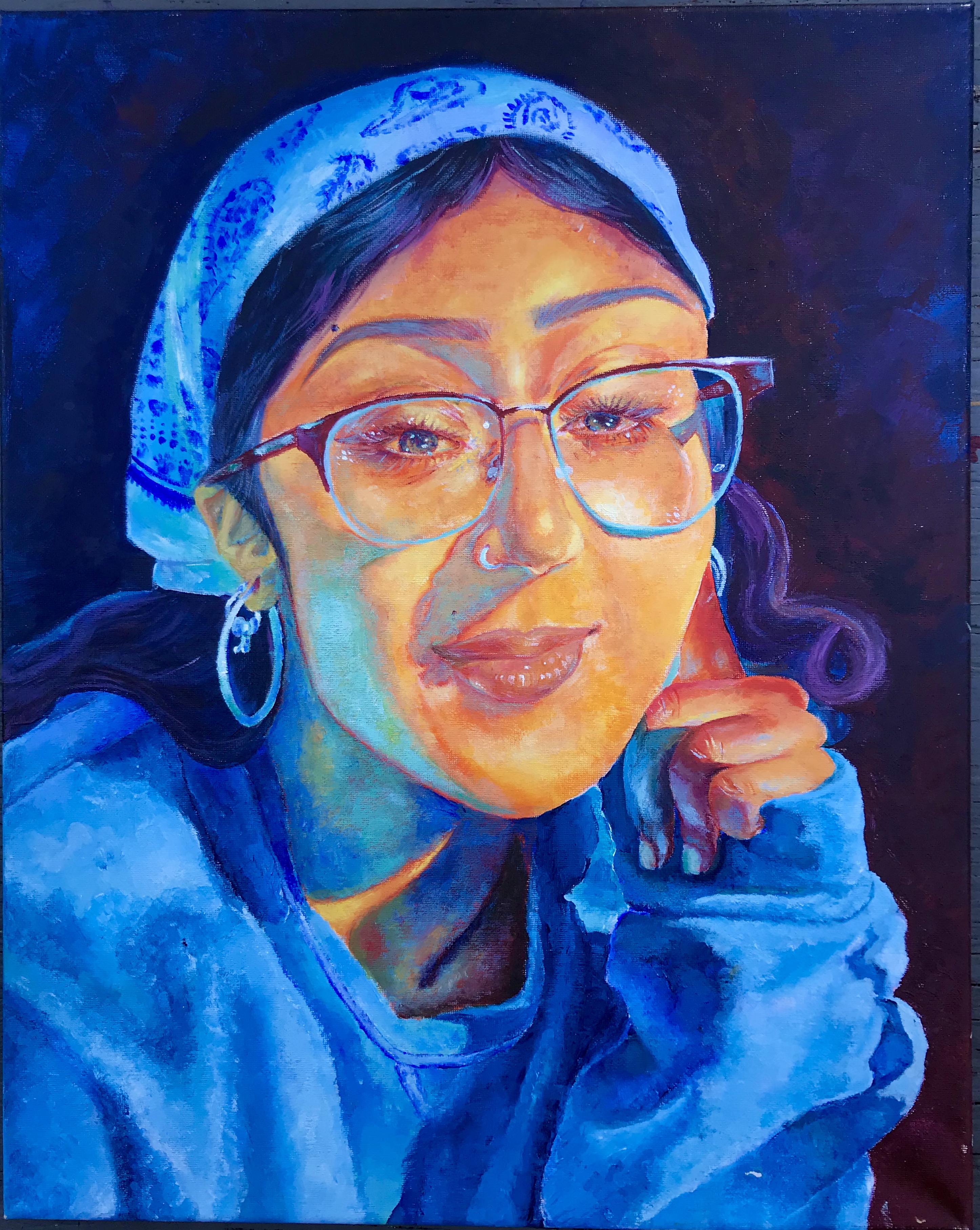 Nida Hanif - Painting - Self