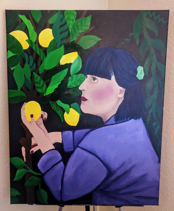 Shannon Steele - Painting - Lemon