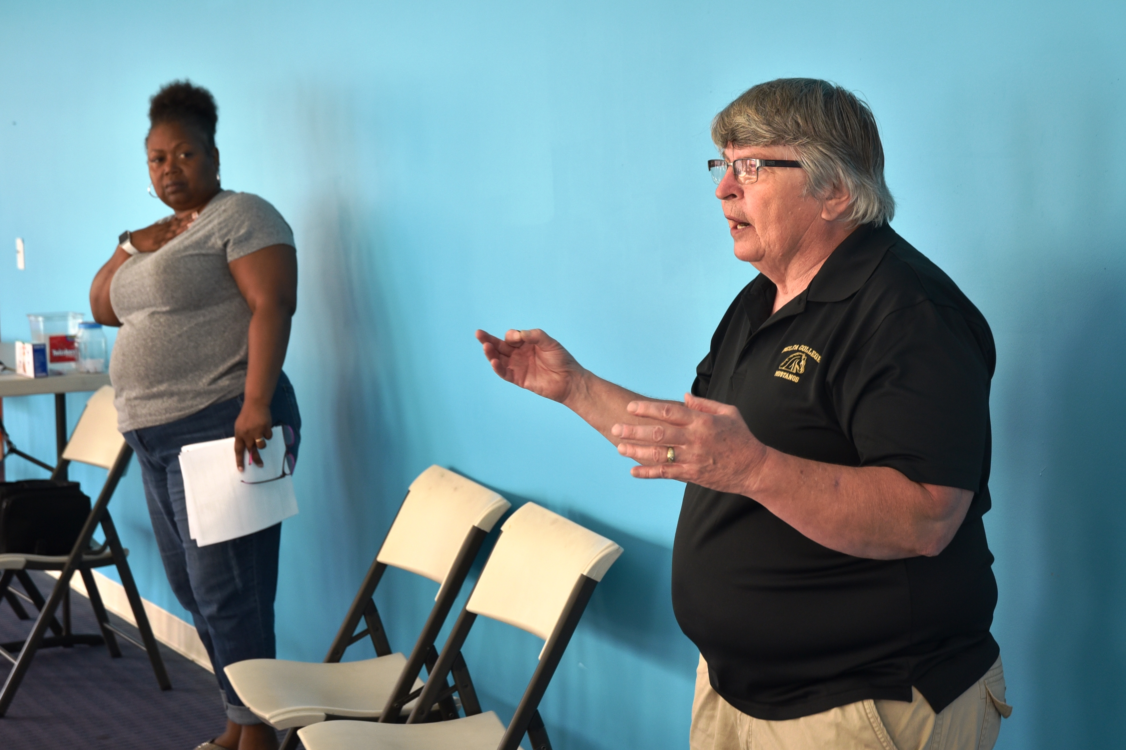 San joaquin Delta College partnered with Victory in Praise Church to teach the church's Summer Algebra Institute