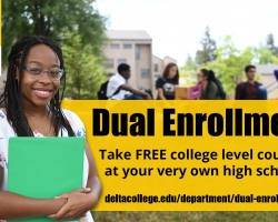 Dual enrollment courses are available