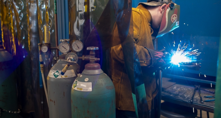 San Joaquin Delta College has been named the fourth-best community college in the U.S. by personal finance website WalletHub. Pictured here, a Delta College welder hones his skill. San Joaquin Delta College has been named the fourth-best community college in the U.S. by personal finance website WalletHub. Pictured here, a Delta College welder hones his skill.