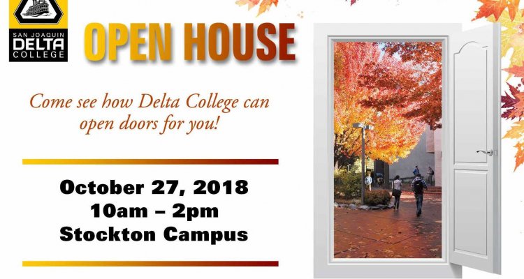 San Joaquin Delta College will host a campuswide open house on Oct. 27.
