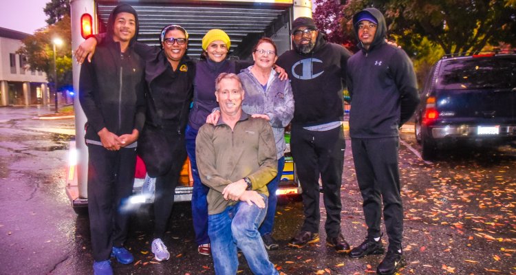 San Joaquin Delta College nursing professor Nicole Porter, second from left, collected donated items from the Delta College community which she then took to Butte County for fire victims over the Thanksgiving break. San Joaquin Delta College nursing professor Nicole Porter, second from left, collected donated items from the Delta College community which she then took to Butte County for fire victims over the Thanksgiving break.