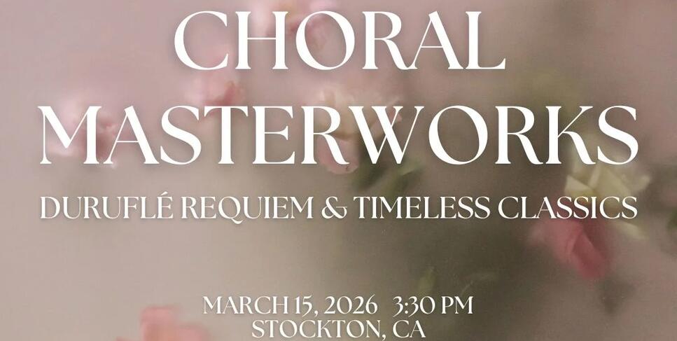 Stockton Chorale Flyer