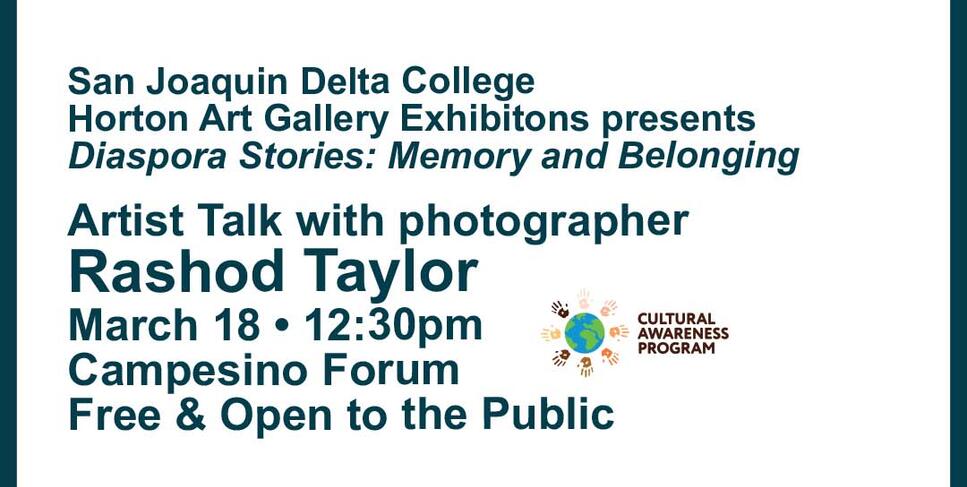 Artist Talk with Rashod Taylor Image