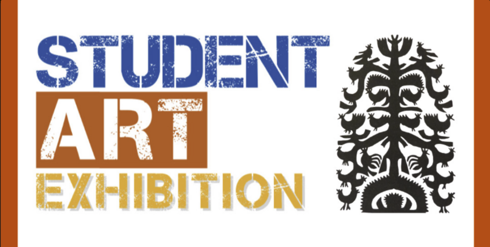 Student Art Exhibition Flyer
