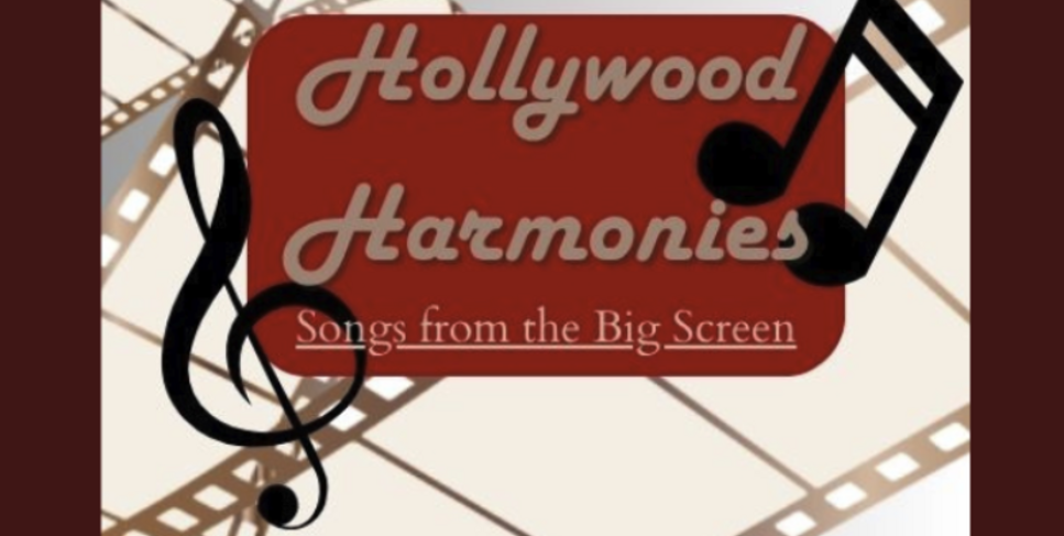 Hollywood Harmonies Event Flyer