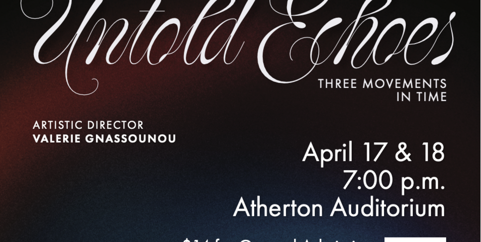 Dance Department Event Flyer 