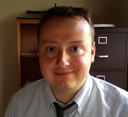 Photo of Communication and Languages librarian Loren Valterza