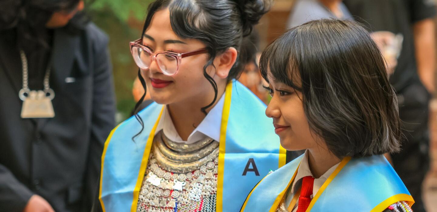 Photo of EPIC students celebrating their graduation